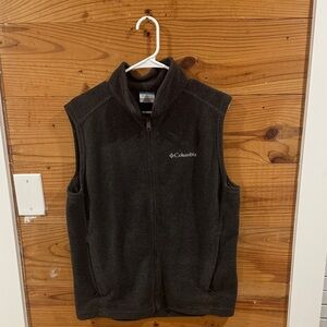 Columbia Charcoal Fleece Vest